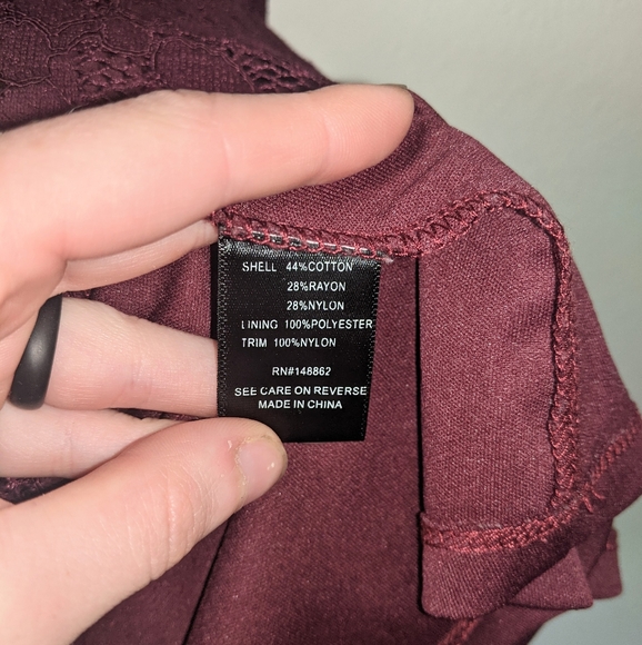 Torrid Lace Open Back Mini Skater Dress 10 - Picture 12 of 13